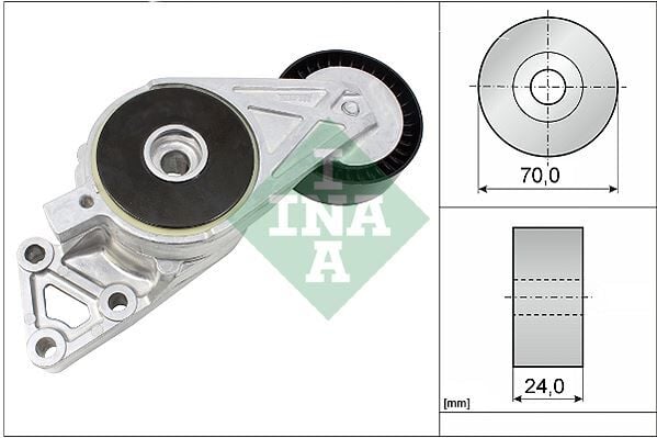 INA 533007630 ALTERNATÖR GERGİ RULMANI KÜTÜKLÜ T5-PASSAT-CADDY-GOLF4/5-JETTA-TOLEDO-LEON-IBIZA 1.6-1.8-2.0 - Görsel 1