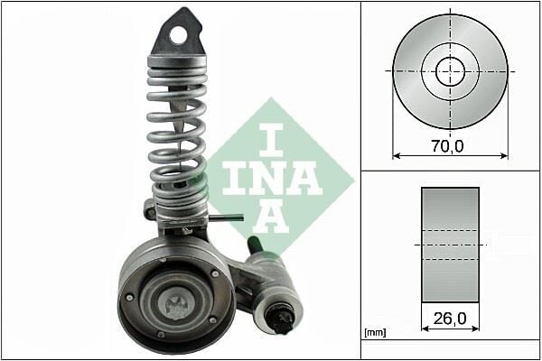 INA 533008530 ALTERNATÖR GERGİ RULMANI KÜTÜKLÜ ASTRA F-G-H-J 1.0-1.2-1.4CORSA B-C-D 1.0-1.2-1.4-COMBO 1.4-MERIVA - Görsel 1
