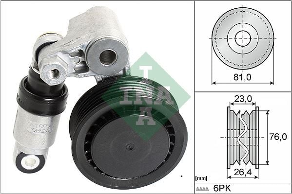 INA 534001110 ALTERNATÖR GERGİ RULMANI KÜTÜKLÜ LT 2.5 TDI ANJ-AVR-AHD - Görsel 1