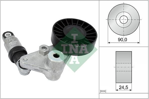 INA 534003310 ALTERNATÖR GERGİ RULMANI KÜTÜKLÜ ASTRA F-G 2.0DTI-VECRTA B-C2.0DTI-2.2DCI-ZAFIRA-SIGNUM-OMEGA B - Görsel 1