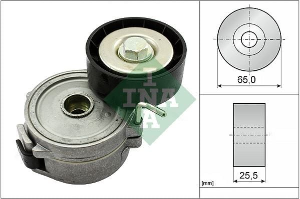 INA 534006810 ALTERNATÖR GERGİ RULMANI VOLVO S80 2.0TDİ 08>V70 2.0D C5 2.2 MONDEO 2.0TDCİ 07> 9653197280-C2Z16647- 1345A034-1613840780-5751F5-5751G0 - Görsel 1