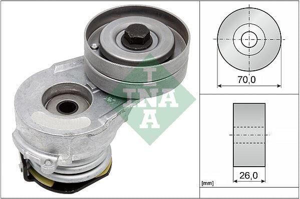 INA 534008230 ALTERNATÖR GERGİ RULMANI KÜTÜKLÜ ASTRA G-H-COMBO-CORSA C-MERIVA 1.7CDTI-1.7DTI 16V 00> - Görsel 1