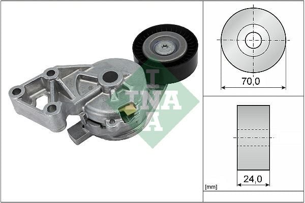 INA 534013230 ALTERNATÖR GERGİ RULMANI KÜTÜKLÜ TRANSPORTER T5-GOLF4-BORA-SHARAN 1.9 TDI AXB-AUY-ALH - Görsel 1