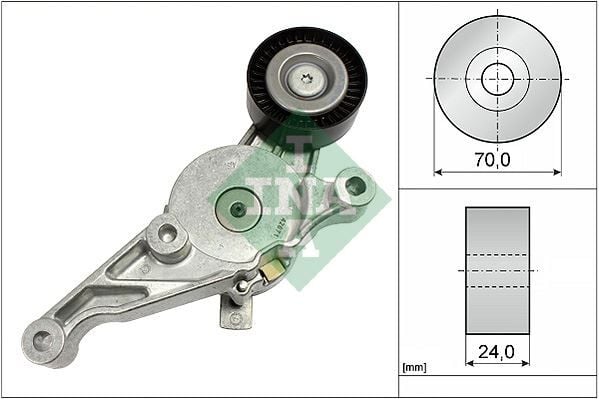 INA 534015110 ALTERNATÖR GERGİ RULMANI KÜTÜKLÜ CADDY-T5-GOLF5-JETTA-PASSAT 1.9-2.0 TDI AXB-BJB-BKC-BLS-BXE - Görsel 1