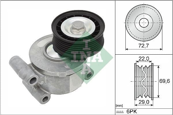 INA 534024910 ALTERNATÖR GERGİ KOLU VOLVO C30 S40 1.8 2.0 V50 06-12 CMAX 1.8 2.0 04-07-10 ECOSPORT 2.0 12 > - Görsel 1