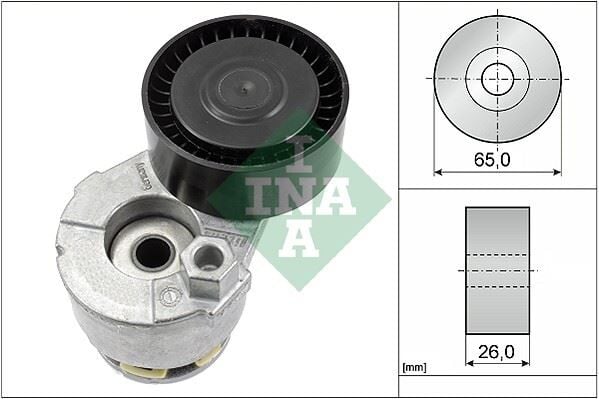 INA 534026910 KAYIS GERGI RULMANI MERCEDES OM607 W176 W246 W415 C117 MEGANE II-III-IV CLIO II-III-IV SYMBOL III 14> SANDERO II 12> DUSTER 10> JUKE F15 10> QASHQAI II J11 13> 1.5dCi 1.6 KUTUKLU - Görsel 1