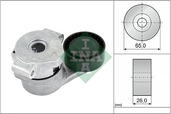 INA 534030810 ALTERNATOR GERGI RULMANI KÜTÜKLÜ BOXER III JUMPER III DUCATO III TRANSIT PUMA 06> KLIMALI 2.2 HDI -TDCI - Görsel 1