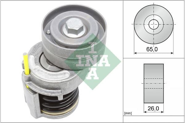 INA 534034610 ALTERNATÖR GERGİ RULMANI KÜTÜKLÜ GOLF5-JETTA-PASSAT-TIGUAN-A3 1.4 TSI BLG-BMY-CAVA 140/160PS - Görsel 1