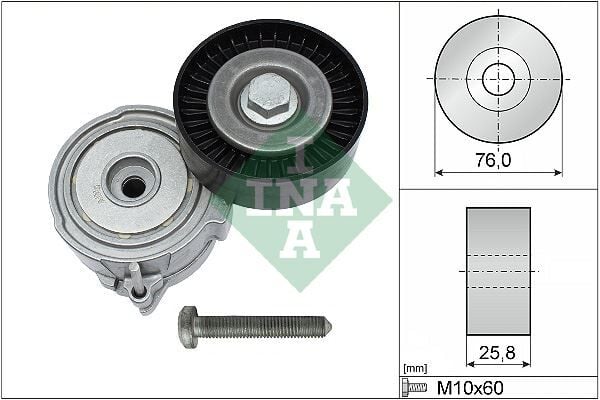 INA 534037510 ALTERNATÖR GERGİ RULMANI KÜTÜKLÜ VW TOUAREG 3.0 V6 TSI 10 > - Görsel 1
