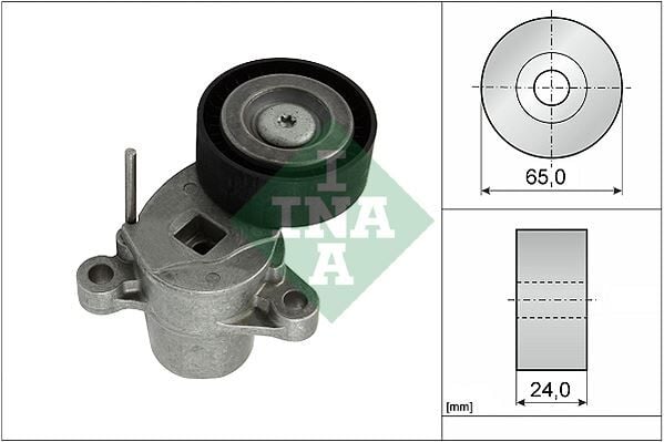 INA 534050710 ALTERNATÖR GERGİ RULMANI KÜTÜKLÜ FOCUS III 11> B-MAX 11>FIESTA 08> YENI CONNECT 14> COURIER 14> M ONDEO 14>ECOSPORT 16> 1.0 ECOBOOST - Görsel 1