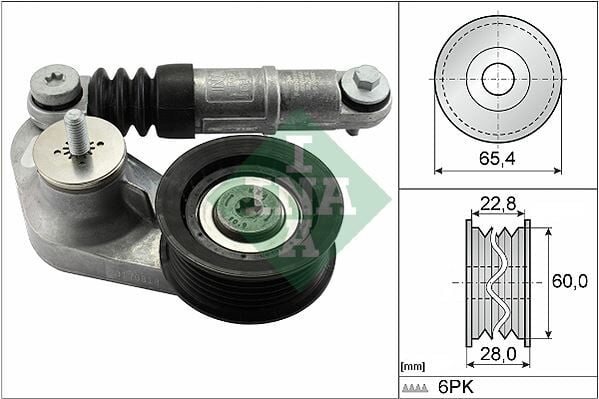 INA 534059510 KAYIS GERGI RULMANI LAND ROVER DISCOVERY SPORT L550 FREELANDER 2 L359 RANGE ROVER EVOQUE L538 KUTUKL U - Görsel 1