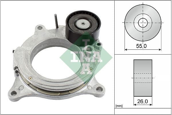 INA 534059810 KAYIS GERGI RULMANI BMW B37 B57 N47 F20 G30 G11 G14 G01 G02 G07 KUTUKLU - Görsel 1