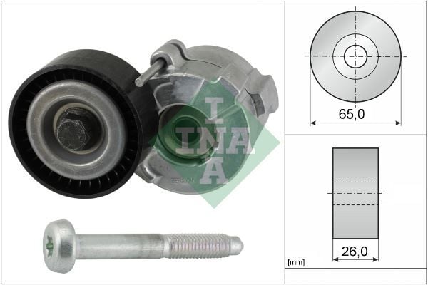 INA 534061010 ALTERNATÖR GERGİ RULMANI KÜTÜKLÜ ASTRA H-VECTRA C-ZAFIRA 1.9CDTI-BRAVO II-DOBLO 1.6-1.9D 534024110 - Görsel 1