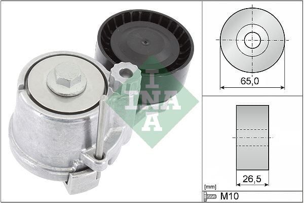 INA 534066110 ALTERNATÖR GERGİ RULMANI KÜTÜKLÜ ASTRA K-MERIVA-INSIGNIA-ZAFIRA 1.6 16V B16DTR-DTC-DTE-A16DTH-D16D - Görsel 1