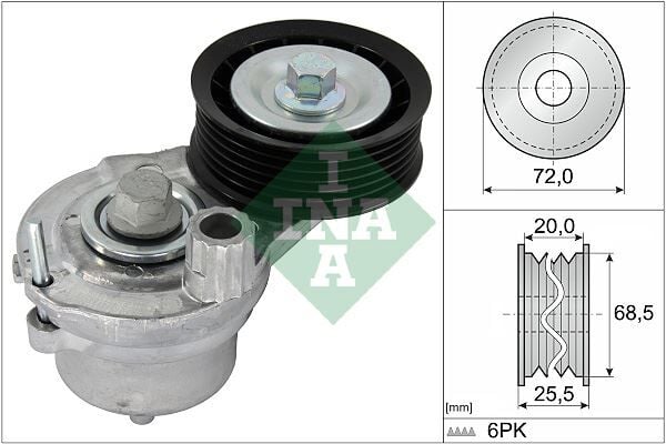 INA 534070310 ALTERNATOR GERGI RULMANI KOMPLE KÜTÜKLÜ A2.2 DM CAPTIVA ANTARA - Görsel 1