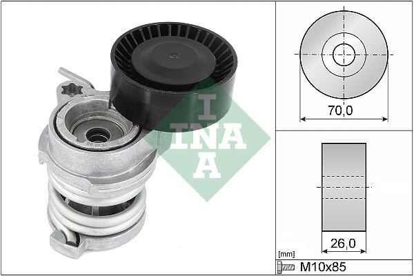 INA 534070810 KAYIS GERGI RULMANI BMW E81 E82 E87 E88 E46 E90 E91 E92 E93 E60 E84 E83 E85 KUTUKLU - Görsel 1