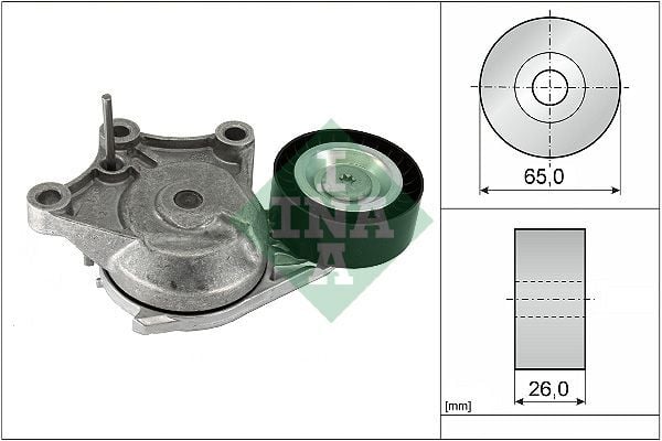 INA 534090310 ALTERNATOR GERGI RULMANI P308 C3 DS3 09 > P508 P3008 P5008 C4 C5 BERLINGO DS4 10 > P208 12 > 1.6 HDI - Görsel 1