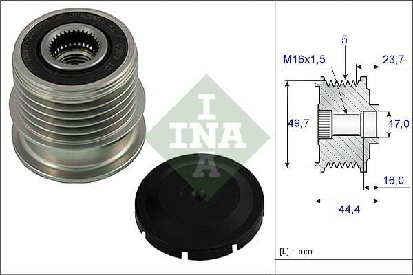 INA 535001110 ALTERNATOR KASNAGI MERCEDES A-CLASS W168 98>04 - Görsel 1