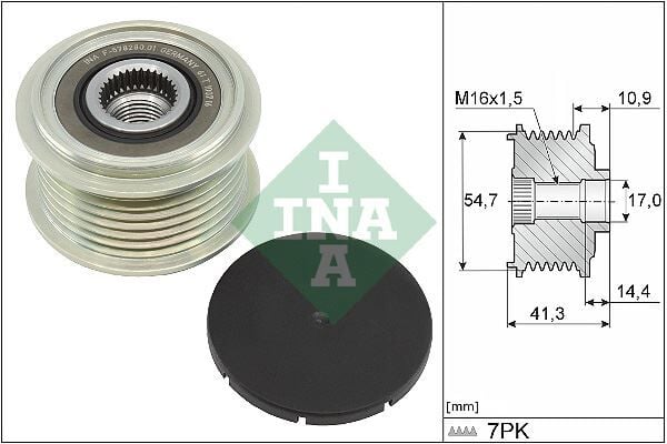 INA 535035110 ALTERNATÖR GERGİ RULMANI FIAT DUCATO 2.3D 2010 > - Görsel 1
