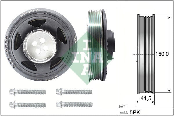 INA 544012920 KRANK KASNAGI BMW B37 F20 F21 F40 F44 F45 F46 F48 F39 . MINI B37 F57 F54 F60 F55 F56 CIVATALI - Görsel 1
