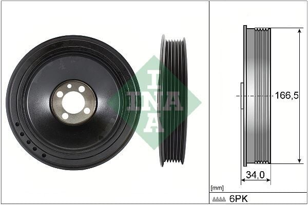 INA 544015710 KRANK KASNAĞI ASTRA J-INSIGNIA A-ZAFIRA C 2.0 A-Y-Z20DTH-DTE-DTJ-DT-DTL - Görsel 1