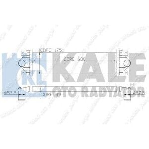 KALE 0019091AB SU RADYATÖRÜ ISUZU KAMYON 3.5 TON 1 SIRA BRAZING - Görsel 1