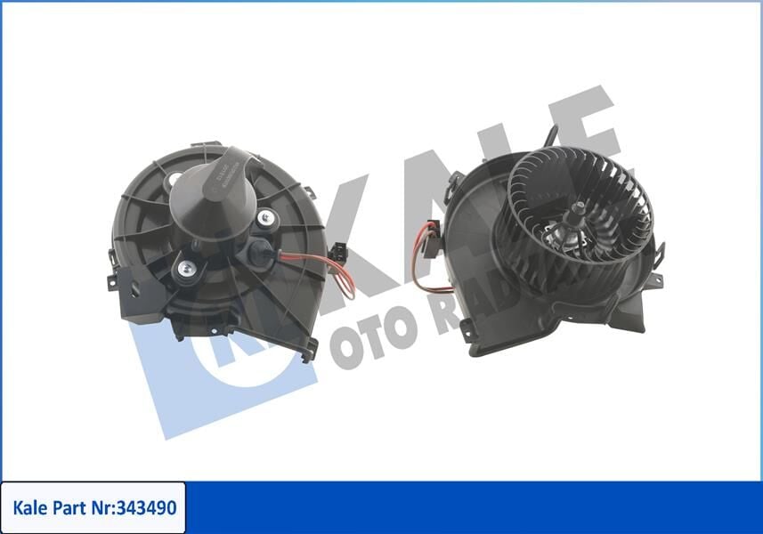 KALE 343490 KALORİFER MOTORU 12V CORSA C-COMBO C 00>12 TIGRA 04>10 KLİMASIZ ARAÇLAR İÇİN - Görsel 1