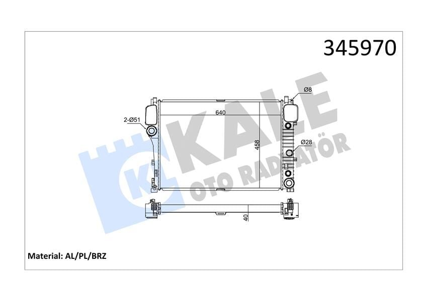KALE 345970 MOTOR SU RADYATORU MERCEDES S-CLASS W221 05>13 - Görsel 1
