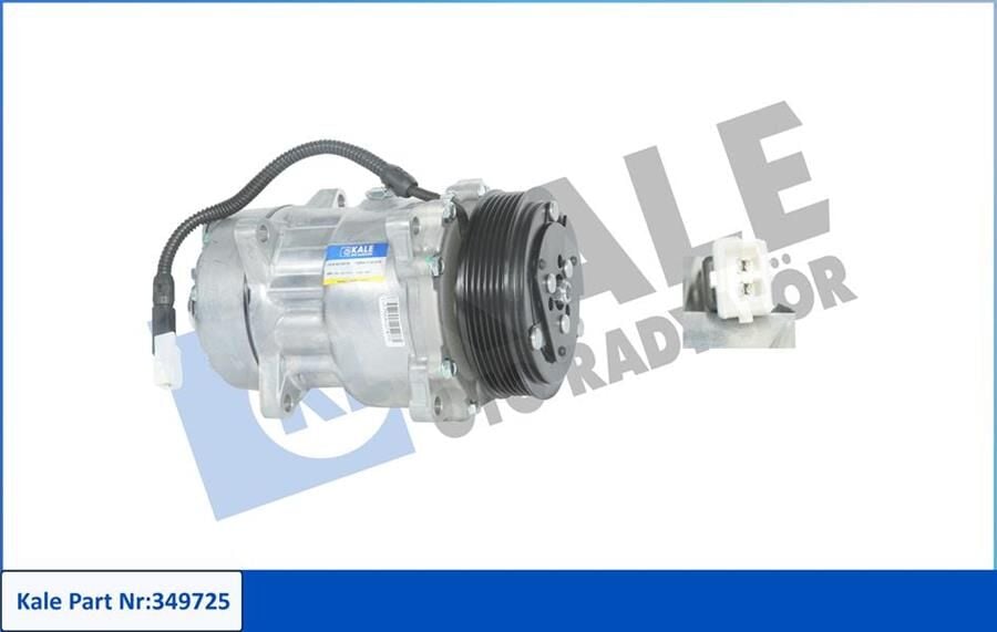 KALE 349725 KLİMA KOMPRESÖRÜ PARTNER-BERLINGO-EXPERT-JUMPY-P205-P206-P306-P406-P806-C5-XSARA-BOXER-JUMPER- DUCATO 1.8İ-1.9D-2.0 HDI - Görsel 1
