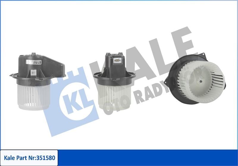 KALE 351580 KALORİFER MOTORU FIAT 500 07> LANCIA YPSILON 11>18 0.9 1.2 1.3D MJET 1.4 - Görsel 1