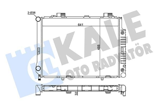 KALE 351600 MOTOR SU RADYATORU MERCEDES E-CLASS W210 S210 - Görsel 1