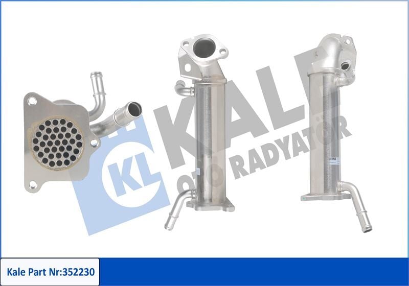 KALE 352230 EGR SOĞUTUCU FORD-FİAT-PEUGEOT-CİTROEN-TRANSİT-CUSTOM-DUCATO-BOXER-JUMPER 11> 2.2 TDCİ-HDİ 100-135- 140-155 PS EURO 5 - Görsel 1