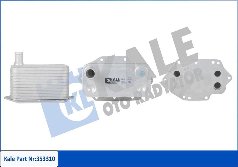 KALE 353310 YAG SOGUTUCUSU BMW M57N E46 E90 E91 E92 E93 E60 E61 E63 E64 E65 E66 E83 E53 E70 E71 - Görsel 1