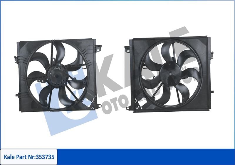 KALE 353735 FAN MOTORU RENAULT MEGANE IV 16> TALISMAN 16> 1.2TCe 1.3TCe 1.5dCi 1.6dCi - Görsel 1