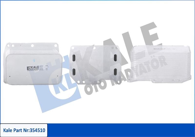 KALE 354510 YAĞ SOĞUTUCUSU KÜTÜKSÜZ MASTER MOVANO III 2.3 DCİ CDTI 10> TRAFIC VİVARO II 2.0 DCİ CDTI KALEOS 4X4 - Görsel 1