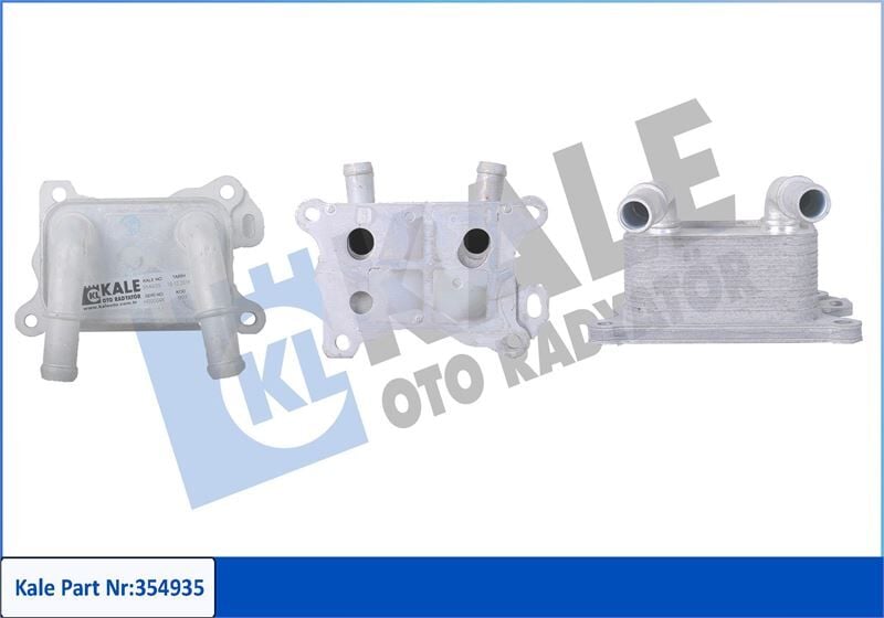 KALE 354935 YAĞ SOĞUTUCUSU RADYATÖRÜ RENAULT CLIO IV 12> CAPTUR 12> MEGANE IV 16> KADJAR 15> DACIA DOKKER 12> DU STER 12> 0.9 TCe 1.2 TCe - Görsel 1