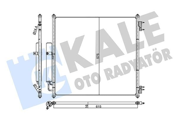 KALE 357820 KLIMA RADYATORU LAND ROVER DEFENDER L663 RANGE ROVER L405 L494 - Görsel 1