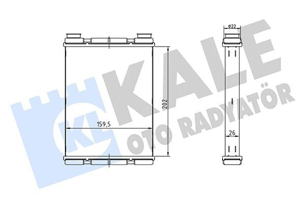 KALE 360855 KALORİFER RADYATÖRÜ NISSAN JUKE 1.5L K9K F15 10-> 1.6L HR16DE F15 10-> 1.2L HRA2DDT DIG-T F15 14-> 1 .6L MR16DDT DIG-T F15 10-> - ALEMİNYUM - Görsel 1