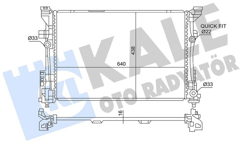 KALE 363850 MOTOR SU RADYATORU MERCEDES W176 W246 C117 X117 X156 - Görsel 1