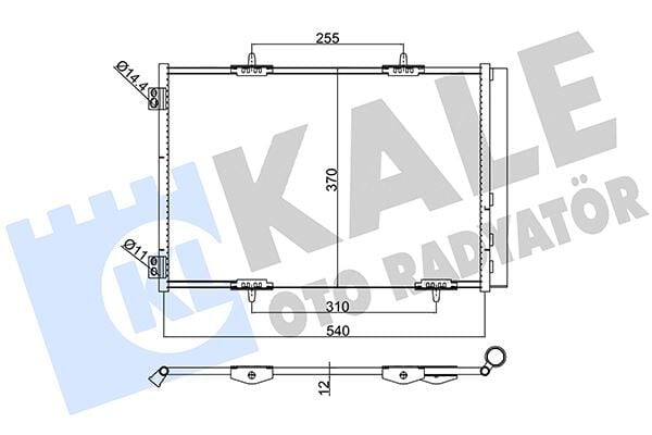 KALE 385400 KLİMA RADYATÖRÜ KONDENSER CROSSLAND 17> P207 06> P208 12>19 P2008 13> C3 09> AIRCROSS 17> C4 14> DS3 10> 1.2-1.4-1.6 VTI-HDI-THP-PureTECH AL/AL 538x368x16 - Görsel 1