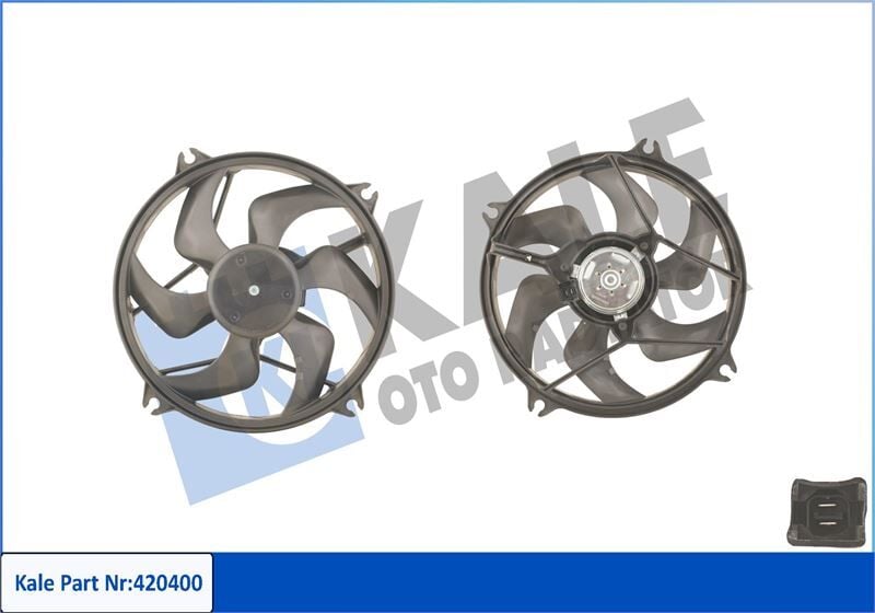 KALE 420400 FAN MOTORU ÇERÇEVELİ PARTNER II-BERLINGO III-XSARA PICASSO 1.6HDI 460W-385mm - Görsel 1