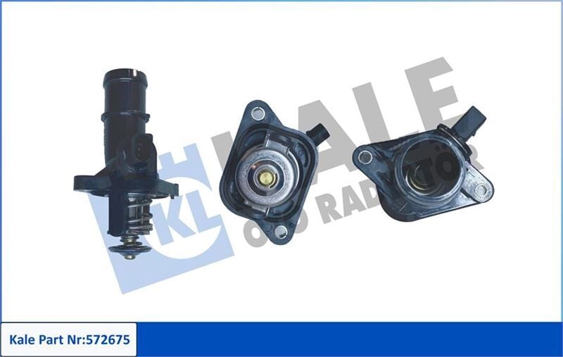 KALE 572675 TERMOSTAT 105C KOMPLE / MÜŞÜRLÜ BORA-GOLF4-POLO-A3-CORDOBA-IBIZA III-OCTAVIA 1.6 - Görsel 1