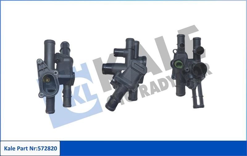 KALE 572820 KOMPLE TERMOSTAT-PLASTİK GÖVDELİ 105 C AUDI A3-SEAT CORDOBA-IBIZA II-SCODA OCTAVIA I-VW BORA I POLO-POLO III - Görsel 1