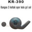 KAYA KR390 KOLTUK AYAR KOLU GRİ SOL KANGOO 3 - Görsel 1