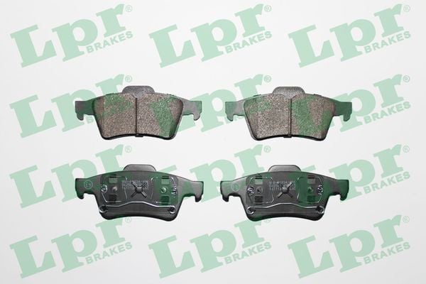LPR 05P815 ARKA BALATA RENAULT LAGUNA II 01>07 MEGANE II 02>08 LATITUDE 11> VECTRA C 03>FOCUS II 05>CONNECT 06> CMAX 06> PRIMERA 02> - Görsel 1