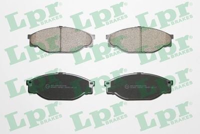 LPR 05P927 ÖN FREN BALATA TOYOTA HILUX 2.4L 2L-T LN85 LN145 4x2 90-04 / HIACE 2.4L 2L LH112 LH114 89-> - Görsel 1