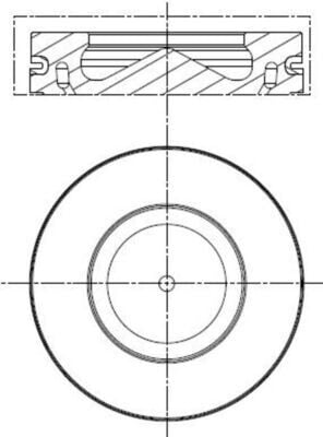 MAHLE 081PI00113000 PISTON SEGMAN STD. 84.00mm BMW N47N F20 F21 F22 E90 E91 E92 E93 F30 F31 F34 F32 F33 F36 F07 F10 F1 1 E84 F25 F15 - Görsel 1
