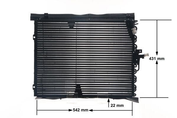 MAHLE AC133000S KLIMA RADYATORU MERCEDES W124 S124 C124 - Görsel 1