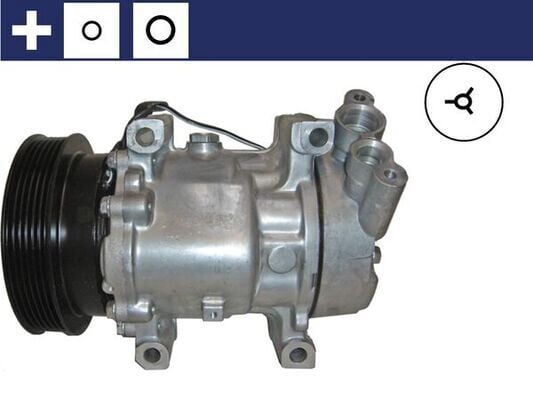 MAHLE ACP31000S KLİMA KOMPRESÖRÜ CLIO I II SYMBOL 1.4-1.6 16V-1.5 DCI 01 >KNG 1.4-1.6 16V-1.5 DCI 97 > 125mm 6 KANAL - Görsel 1