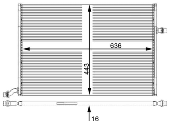 MAHLE CIR25000P ILAVE SU RADYATORU MERCEDES C-CLASS W205 S205 C205 A205 - Görsel 1